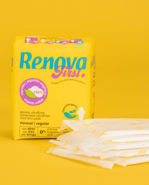 Pensos First Cotton Normal Com Abas 12 un